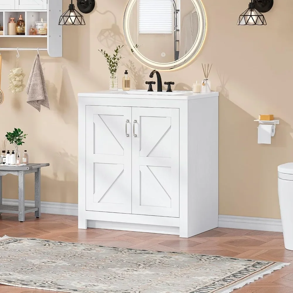 farmhouse bathroom vanity with - Home Living Bathroom Vanity ulasan dan harga