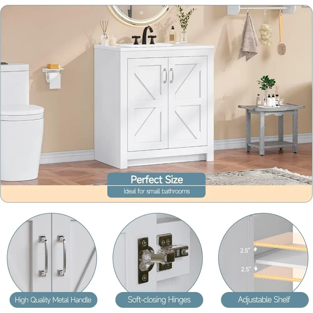 farmhouse bathroom vanity with - Home Living Bathroom Vanity ulasan dan harga