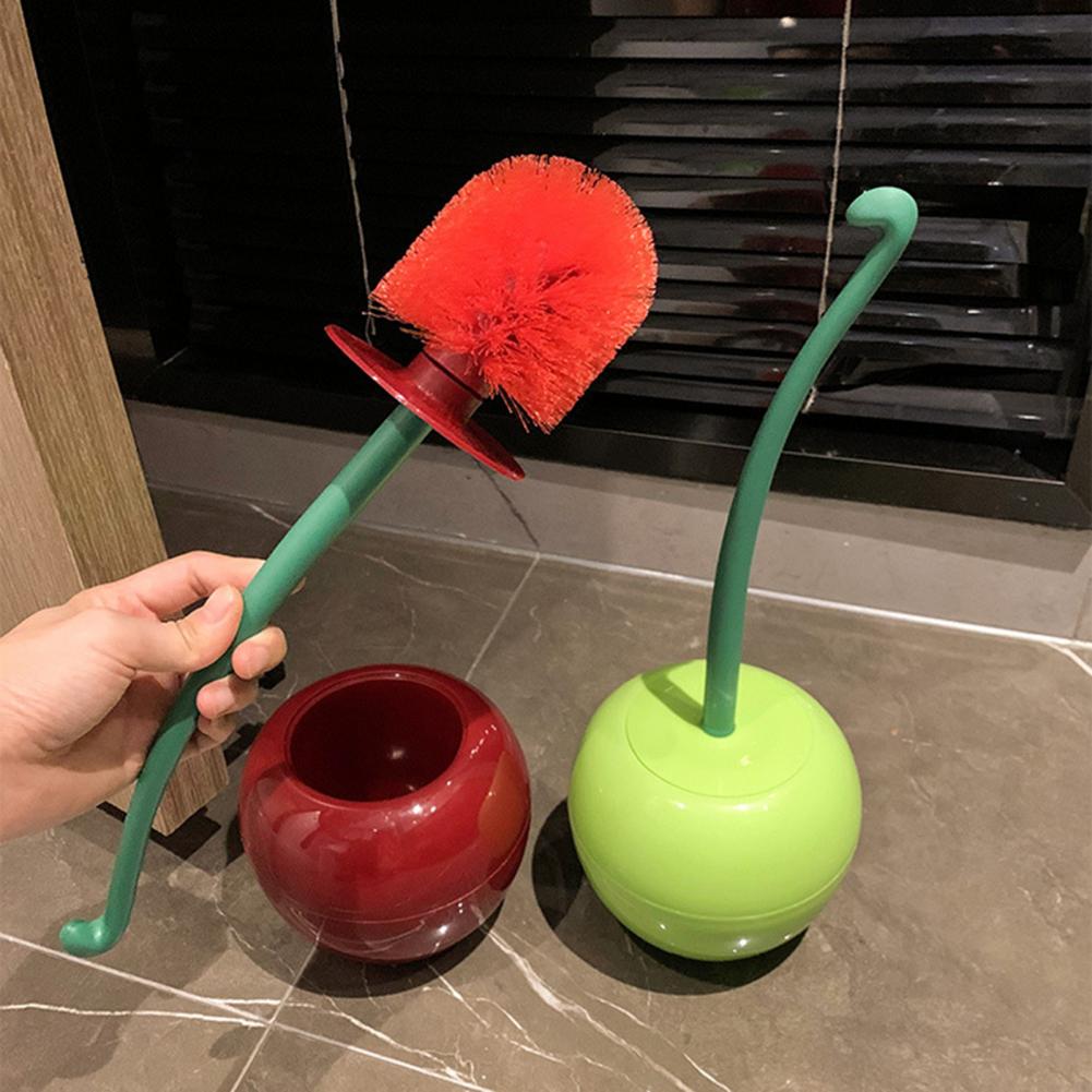 Toilet Brush Set with Base Che - Home Bathroom Cleaning Kit ulasan dan harga