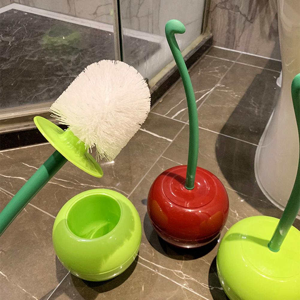 Toilet Brush Set with Base Che - Home Bathroom Cleaning Kit ulasan dan harga