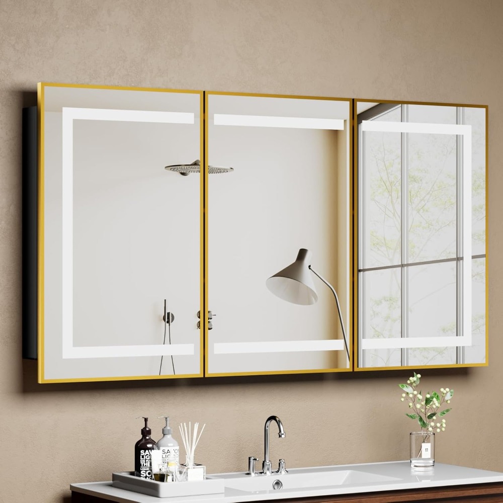 Led Medicine Cabinet with Mirr - Home Living Bathroom Vanity ulasan dan harga