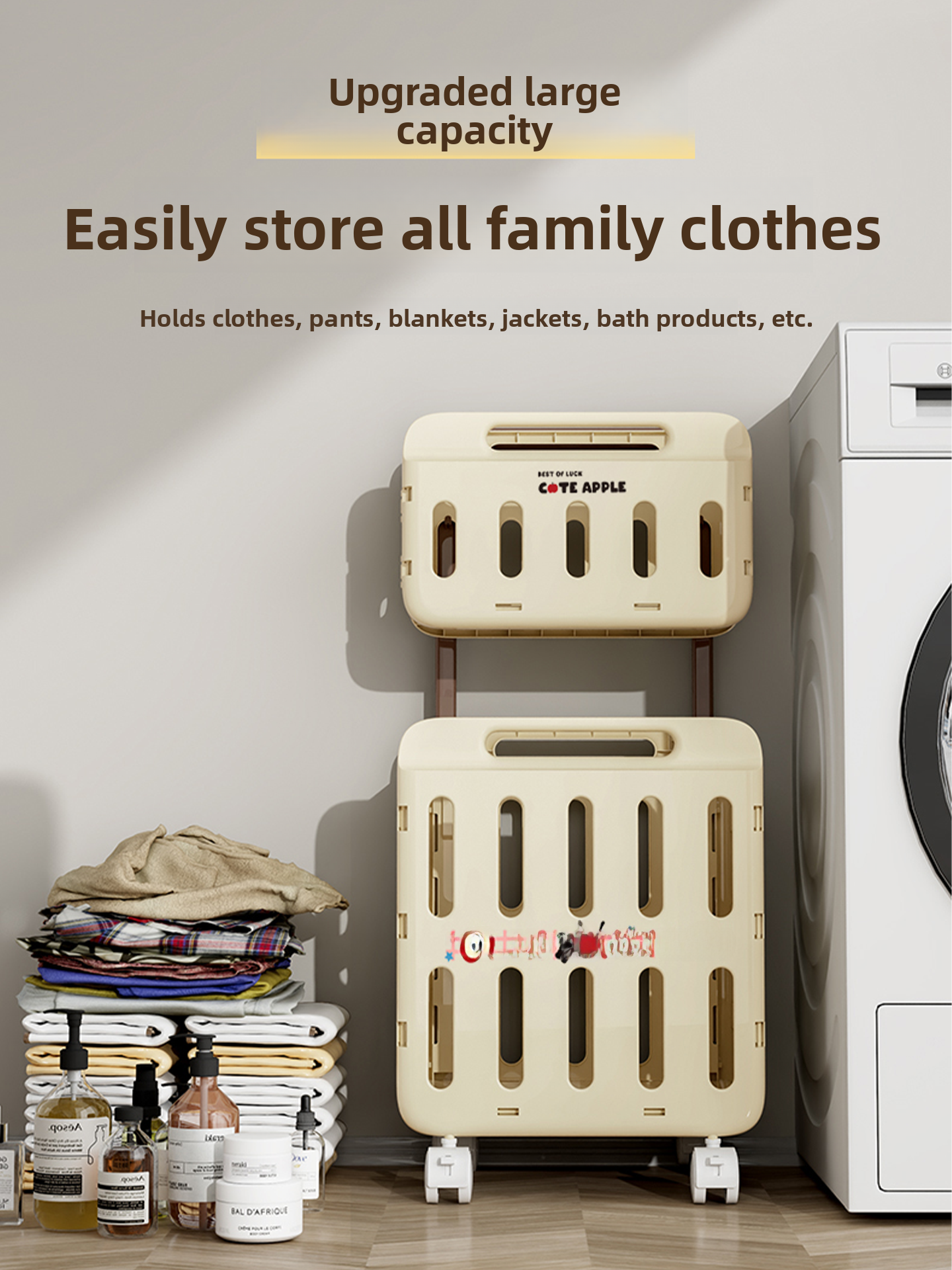 Home Use Laundry Hamper Wall M - Home Essentials Bathroom Organizer ulasan dan harga