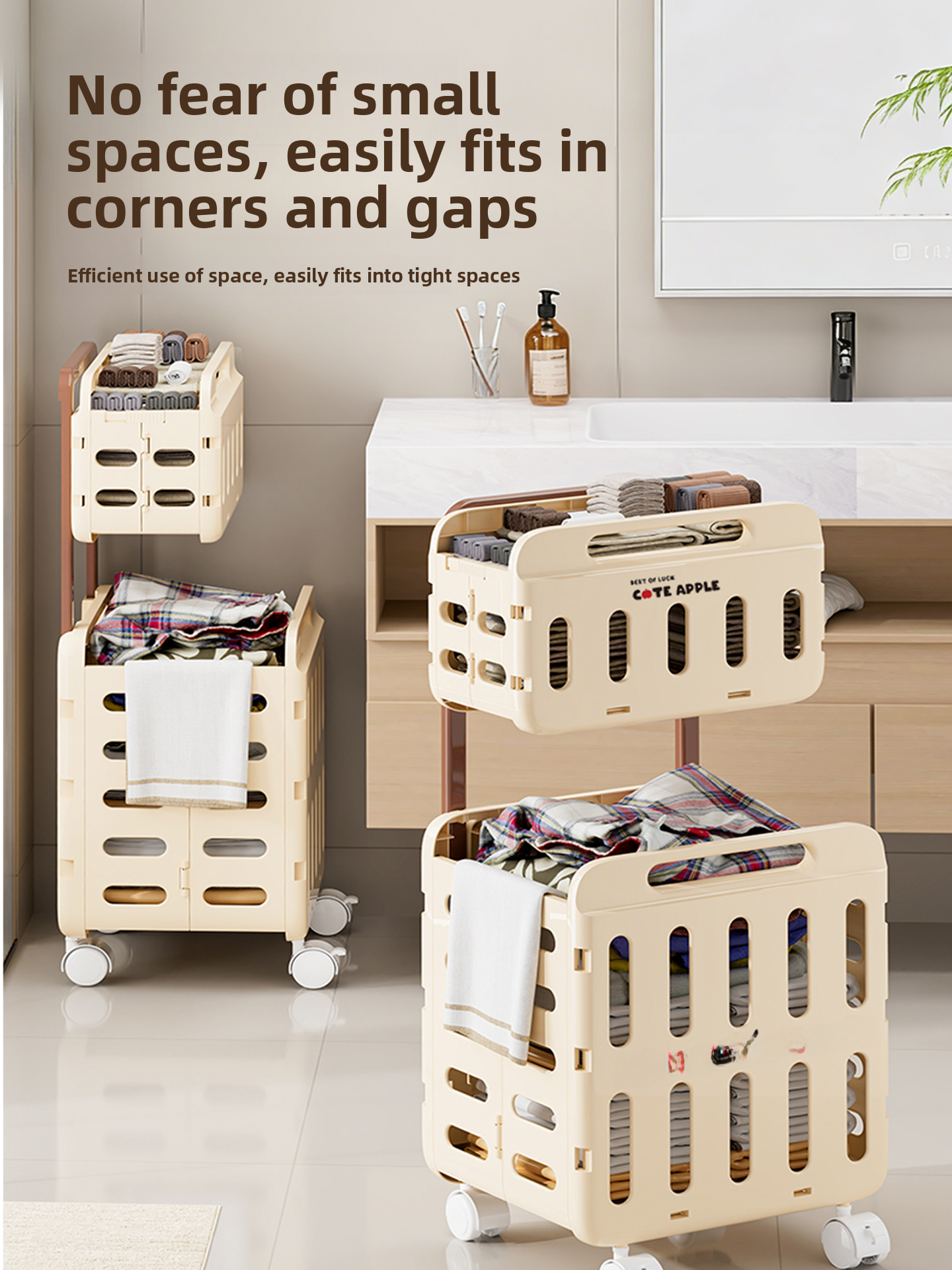 Home Use Laundry Hamper Wall M - Home Essentials Bathroom Organizer ulasan dan harga