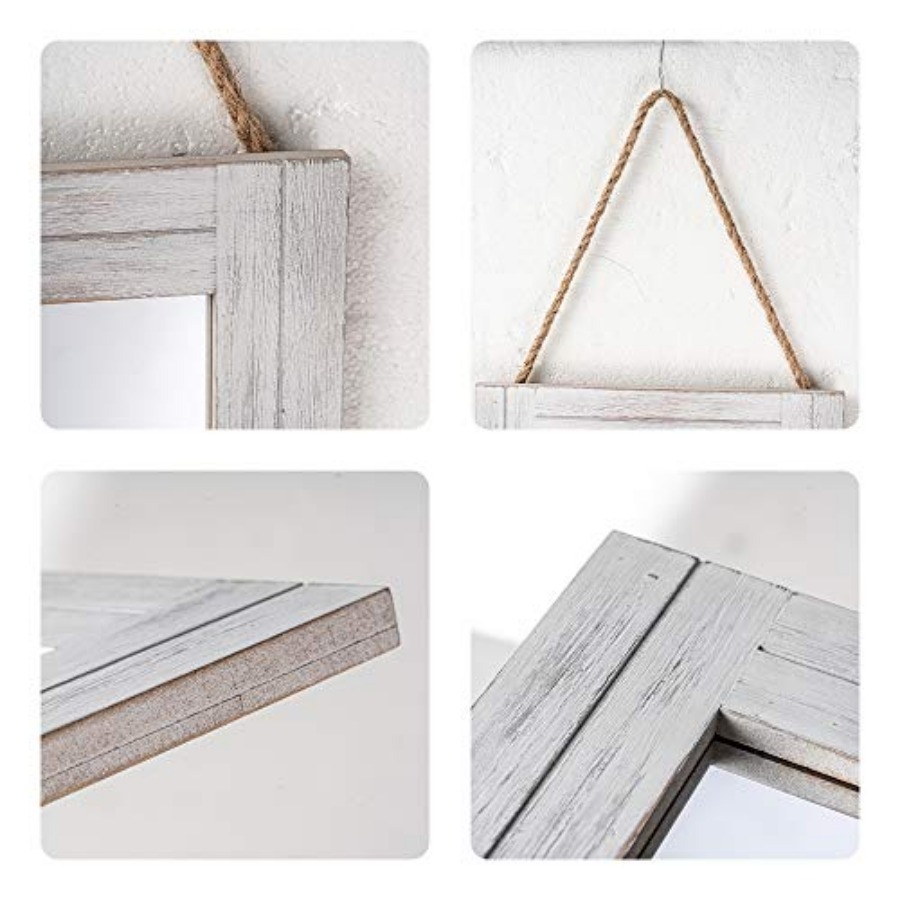 Rectangle Wall Mirror for Bath - Home Living Bathroom Vanity ulasan dan harga