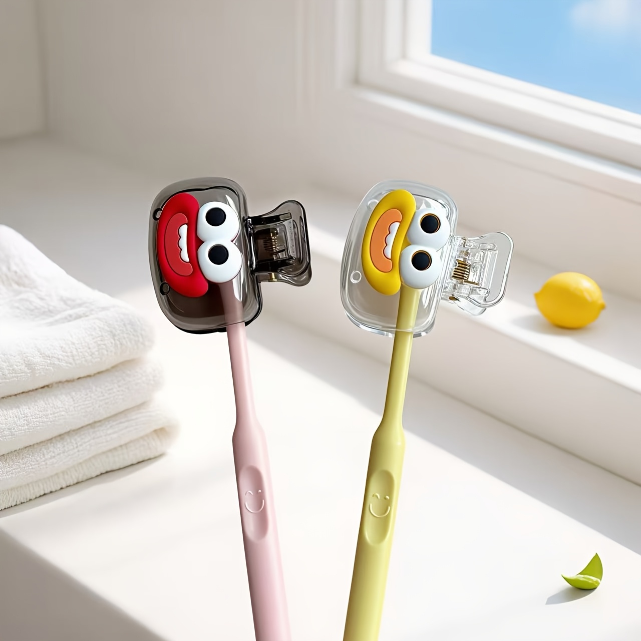 4Pcs Portable Toothbrush Head  - Home Essentials Bathroom Organizer ulasan dan harga