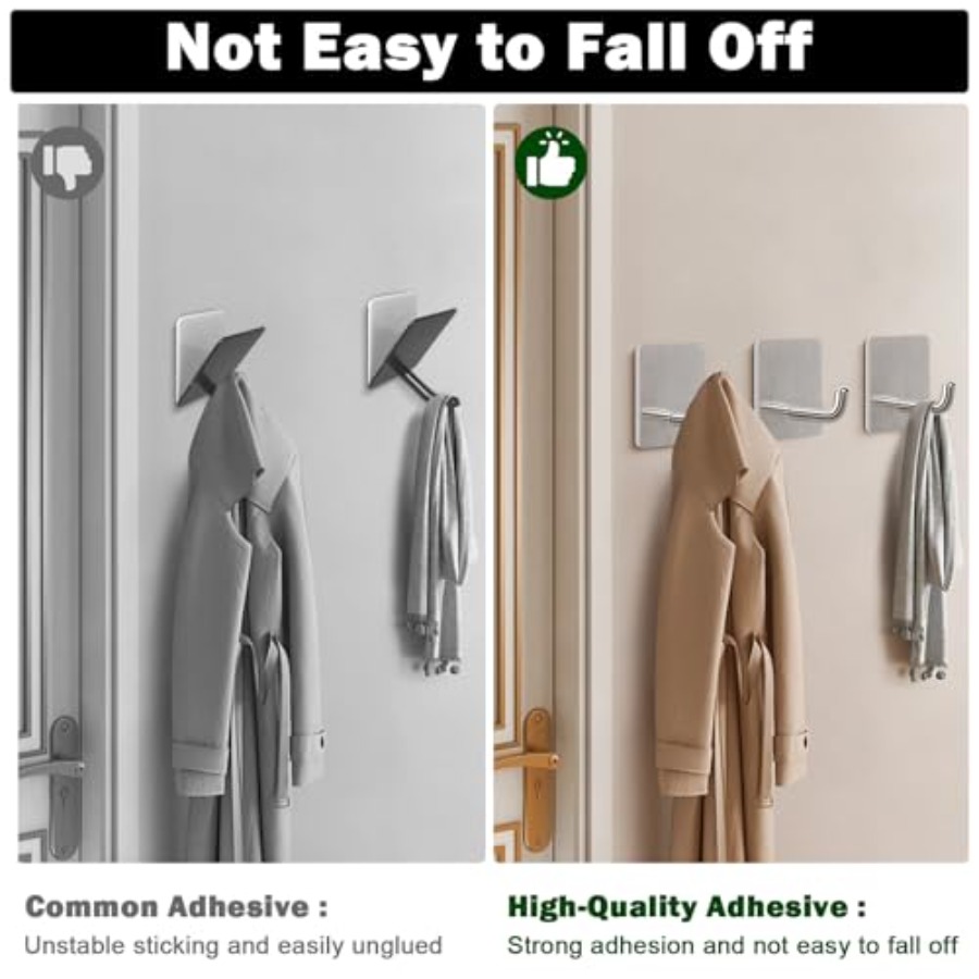 Adhesive Towel Hooks 304 Stain - Robe Hook Adhesive ulasan dan harga