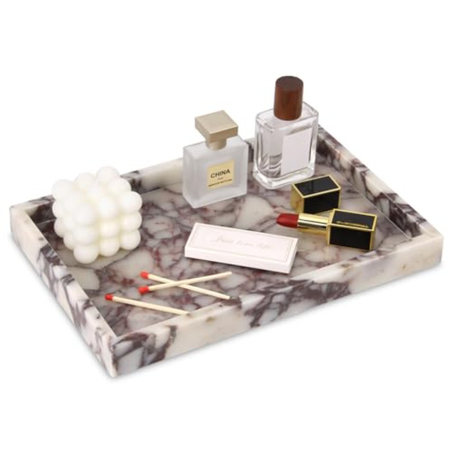 Marble Bathroom Vanity Tray, N - Home For Bathroom ulasan dan harga