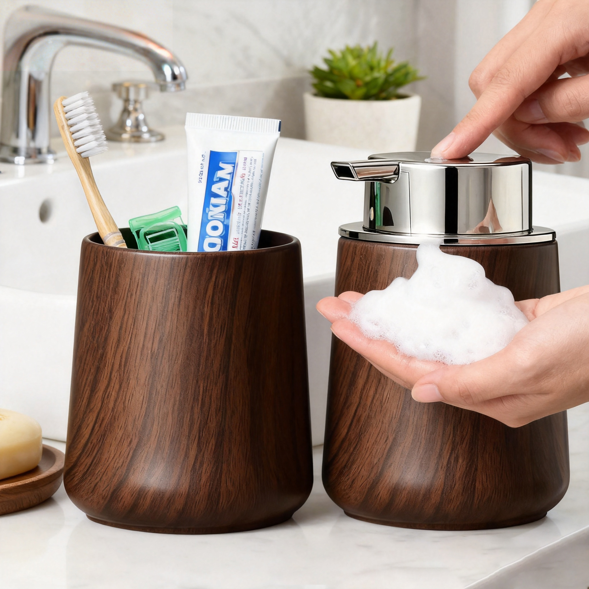 Elegant Hand Soap Dispenser an - Home Essentials Bathroom Organizer ulasan dan harga