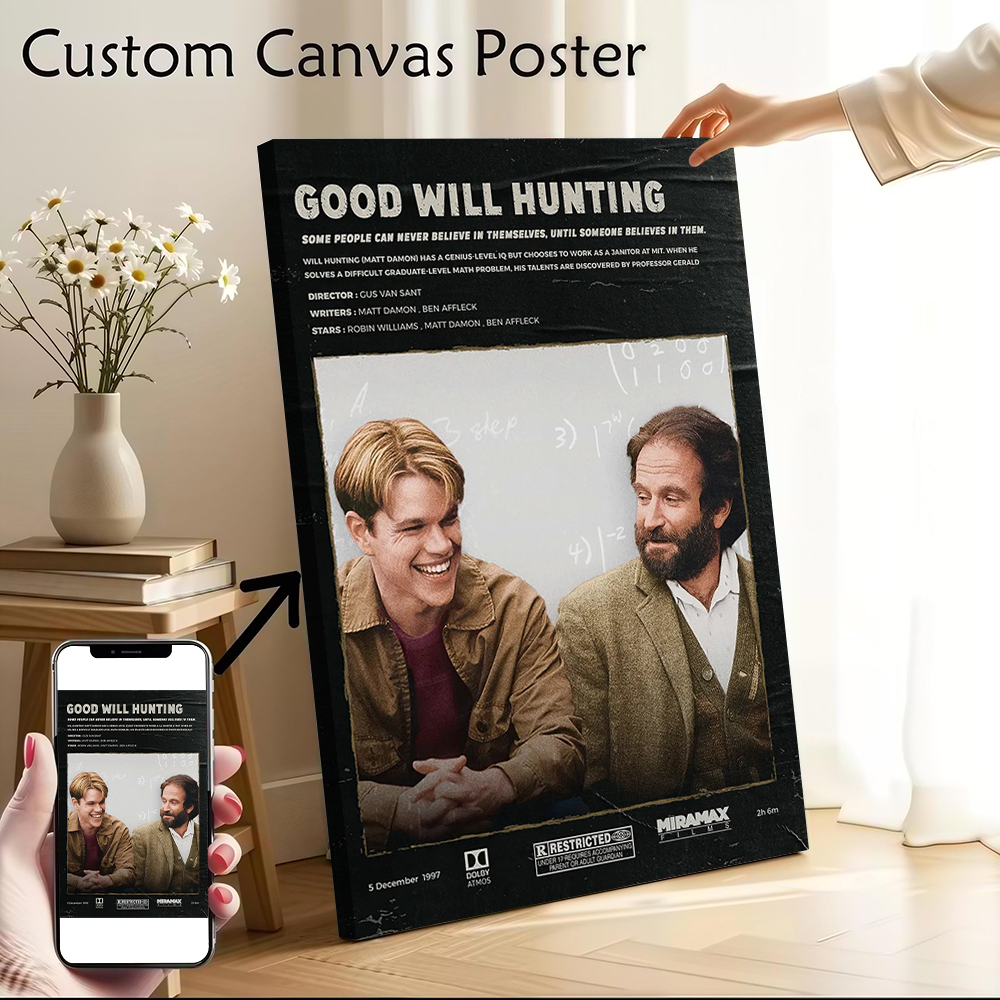 Good Will Hunting Movie Canvas - Home Goods Bathroom ulasan dan harga
