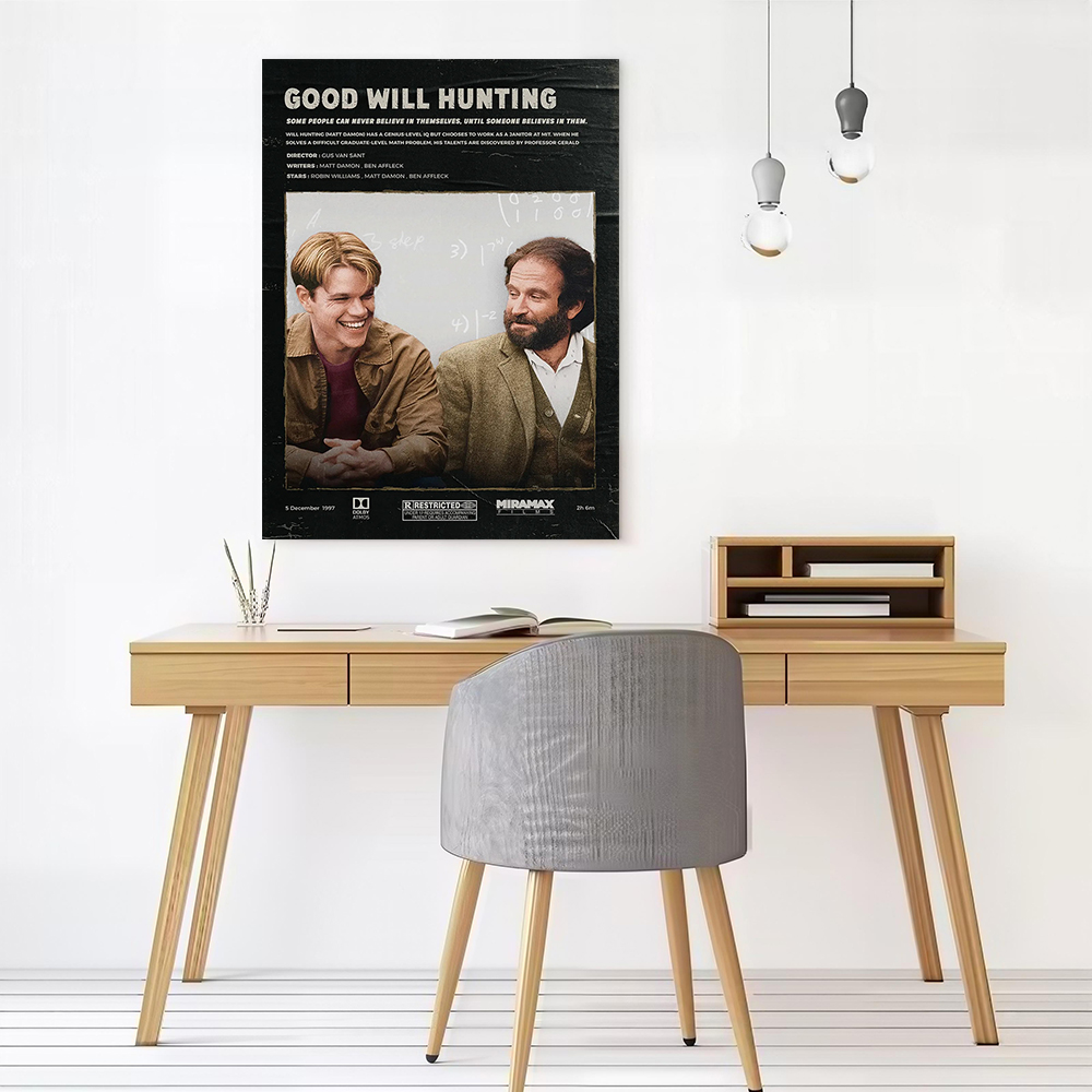Good Will Hunting Movie Canvas - Home Goods Bathroom ulasan dan harga