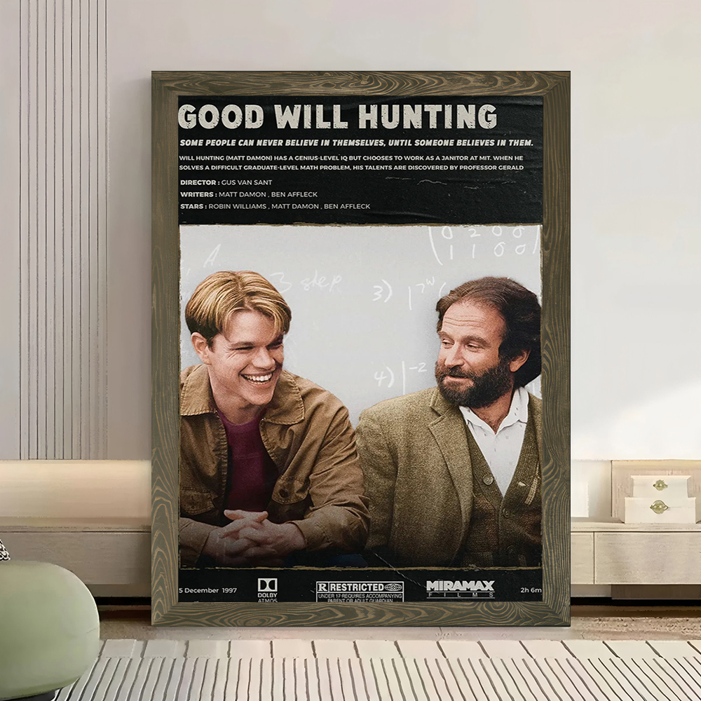 Good Will Hunting Movie Canvas - Home Goods Bathroom ulasan dan harga