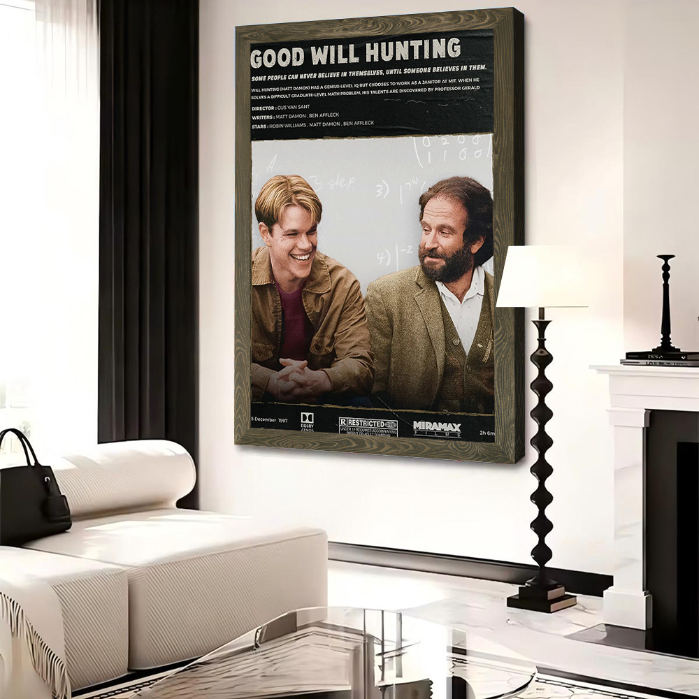 Good Will Hunting Movie Canvas - Home Goods Bathroom ulasan dan harga