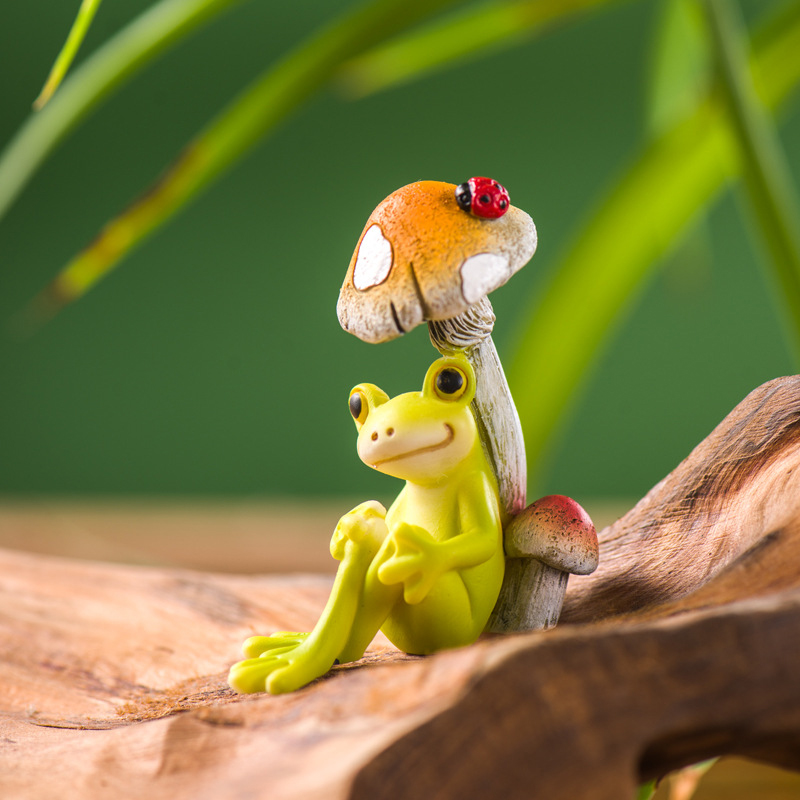 Resin Funny Frog Figurines For - Home Center Bathroom Accessories ulasan dan harga
