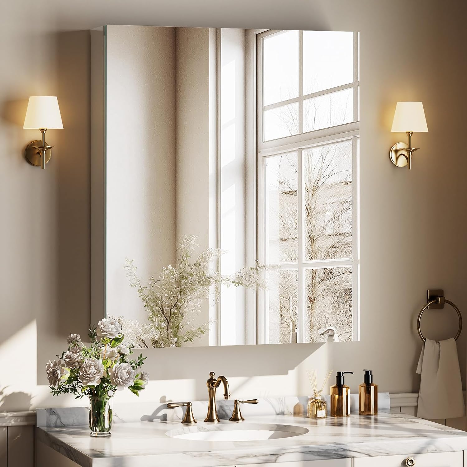 20x24 Inch Bathroom Mirror Cab - Home Bathroom Images ulasan dan harga