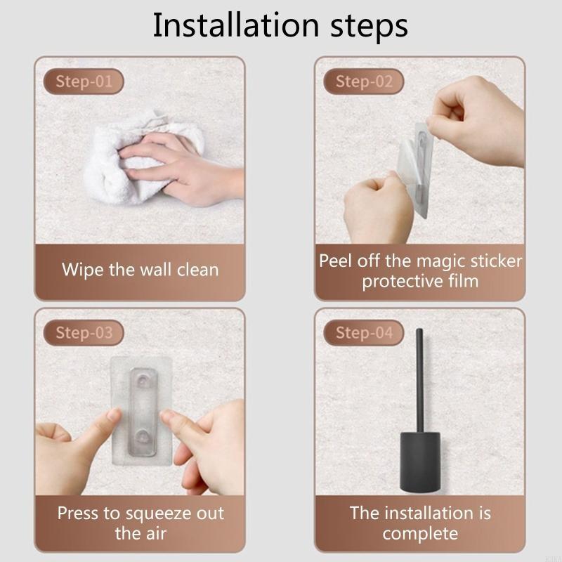 Toilet Brush Set Bathroom Clea - Home Bathroom Cleaning Kit ulasan dan harga