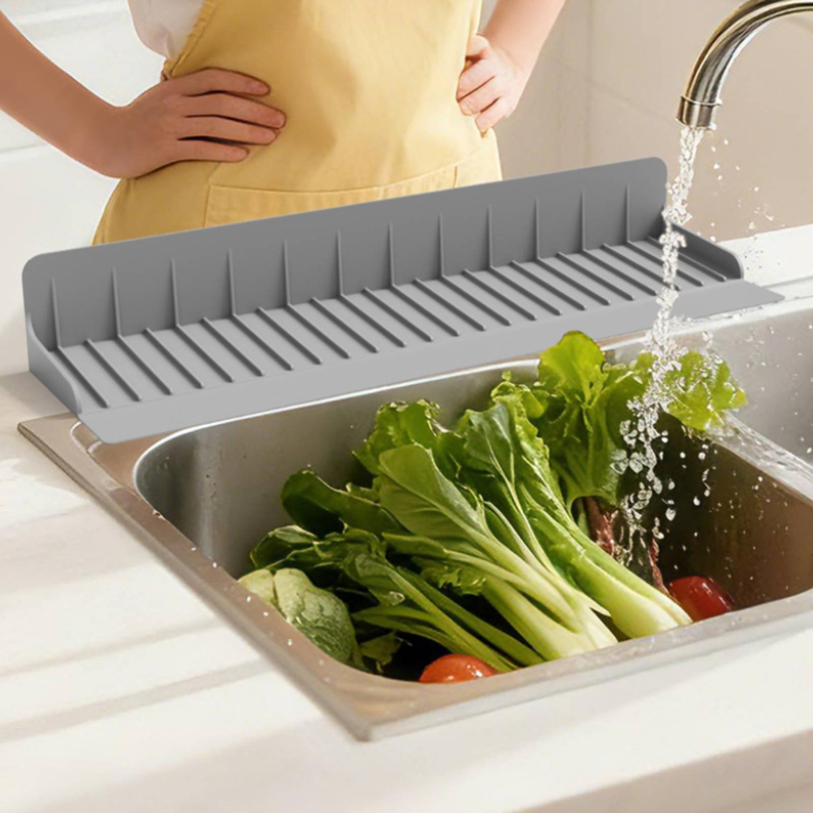 Silicone Sink Splash Guard Wat - Home Bathroom Cabinets ulasan dan harga