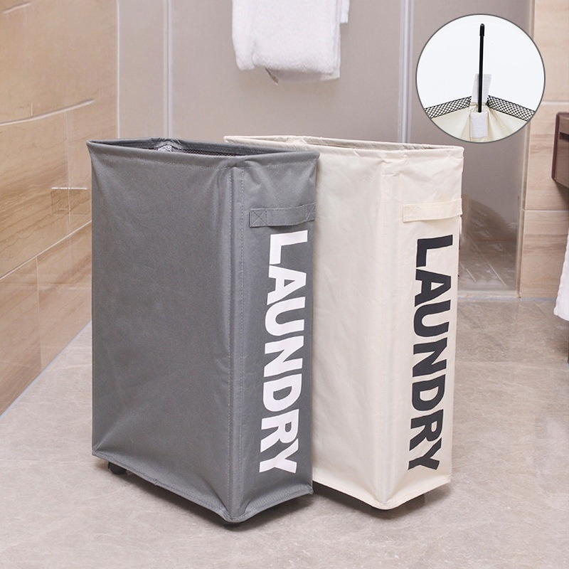 Foldable Fabric Laundry Hamper - Home Essentials Bathroom Organizer ulasan dan harga