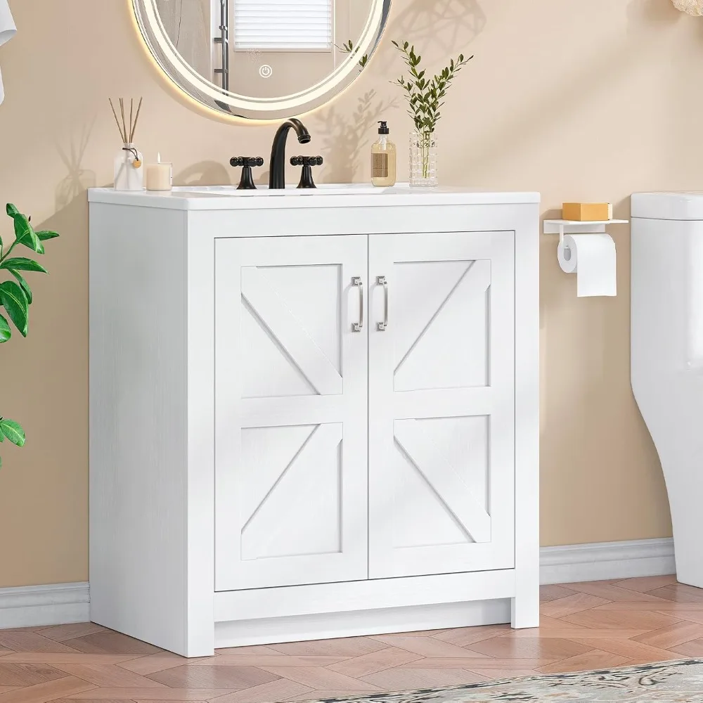 farmhouse bathroom vanity with - Home Living Bathroom Vanity ulasan dan harga