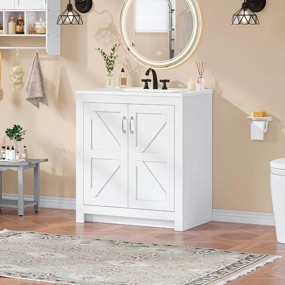 farmhouse bathroom vanity with - Home Living Bathroom Vanity ulasan dan harga