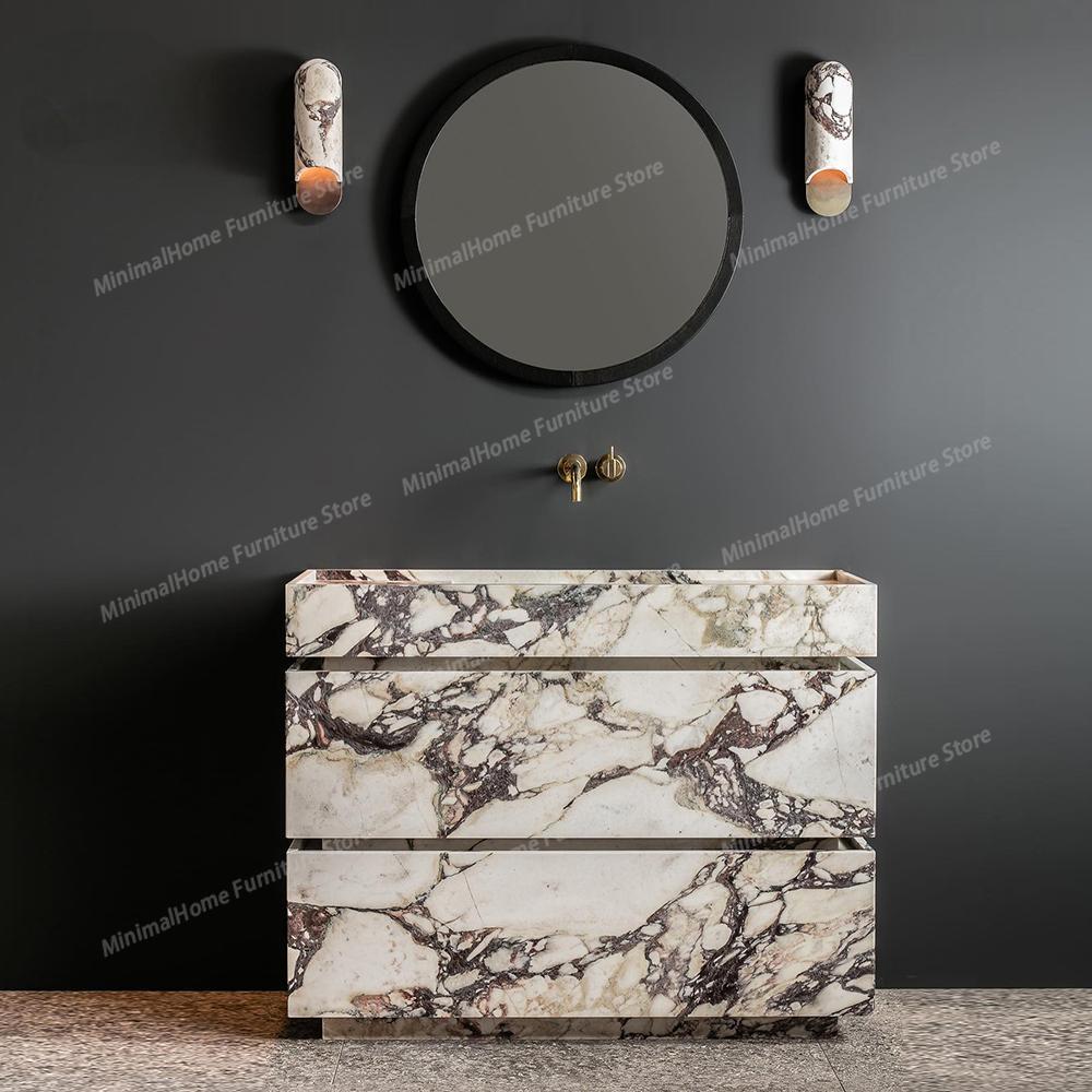 French Style Floor-Standing Va - Home Living Bathroom Vanity ulasan dan harga