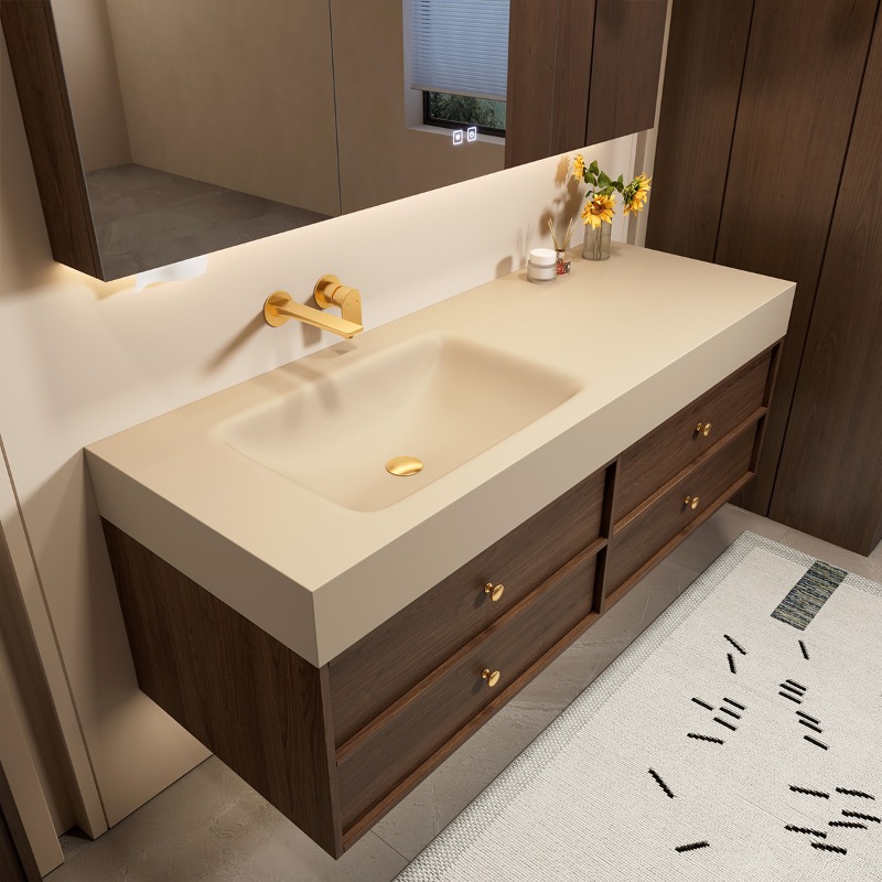 Modern Luxury Bathroom Cabinet - Home Bathroom Partition Wall ulasan dan harga