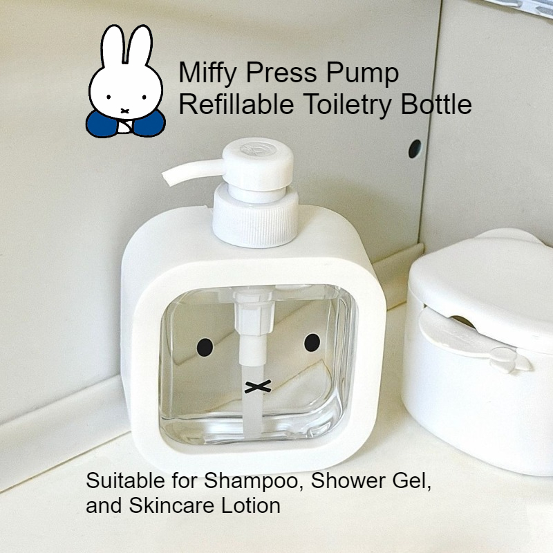 Miffy Press Pump Refillable Co - Home Goods Bathroom ulasan dan harga