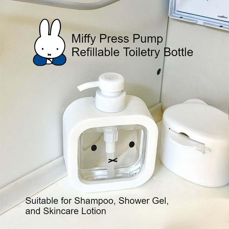 Miffy Press Pump Refillable Co - Home Goods Bathroom ulasan dan harga