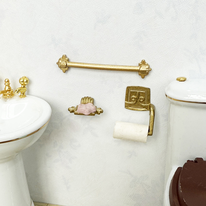 ●1/12 Dollhouse Simulation Pap - Home Center Bathroom Accessories ulasan dan harga