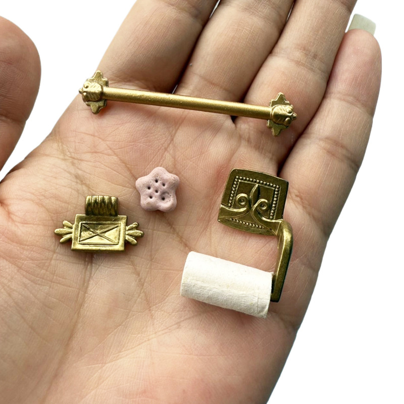 ●1/12 Dollhouse Simulation Pap - Home Center Bathroom Accessories ulasan dan harga