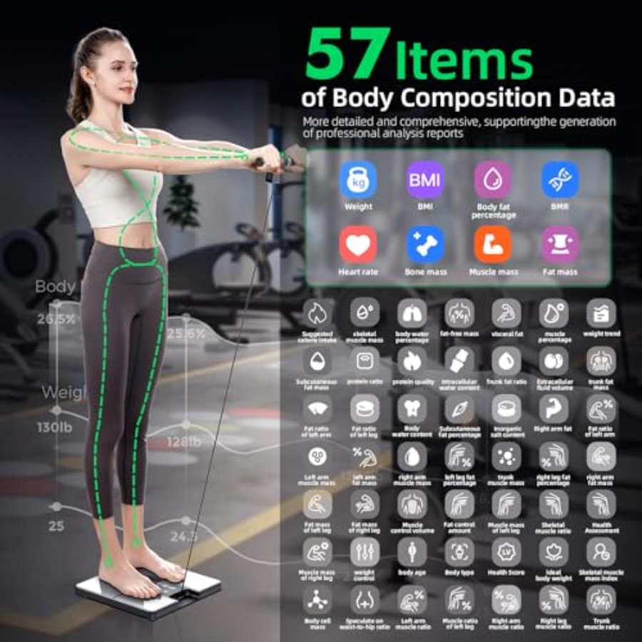 Smart Scale for Home Gym: 8-el - Home Bathroom Scales ulasan dan harga