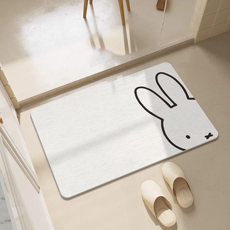 Kawaii Miffy Floor Mat Simple  - Home Goods Bathroom ulasan dan harga