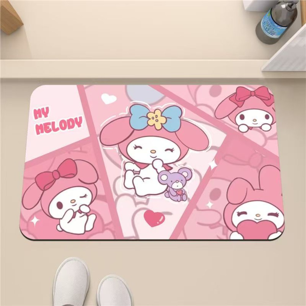 Hello Kitty Non-Slip Absorbent - Home Goods Bathroom ulasan dan harga