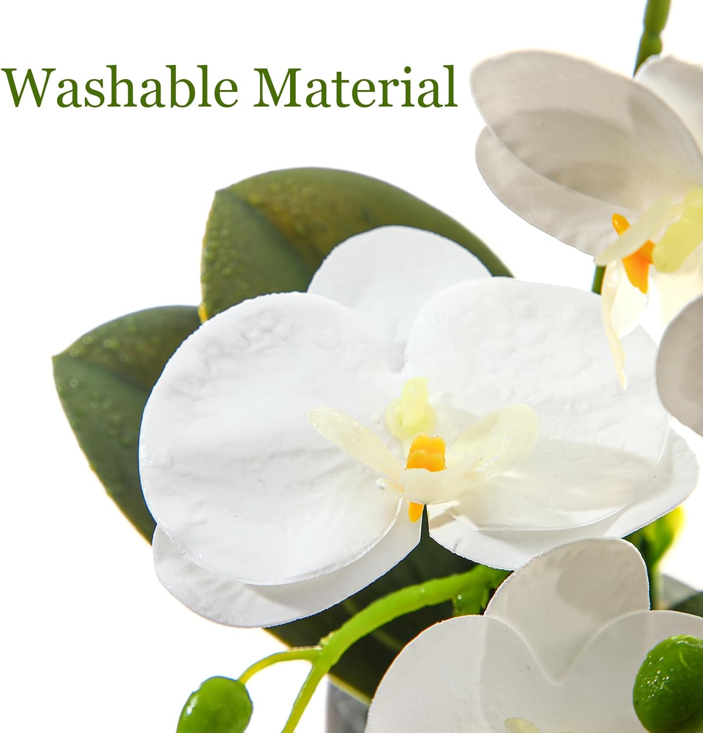 Fake Orchids in Pot, Bendable  - Home Bathroom Images ulasan dan harga