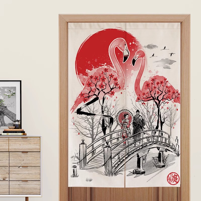 Japanese Style Door Curtain, F - Home Bathroom Fittings ulasan dan harga