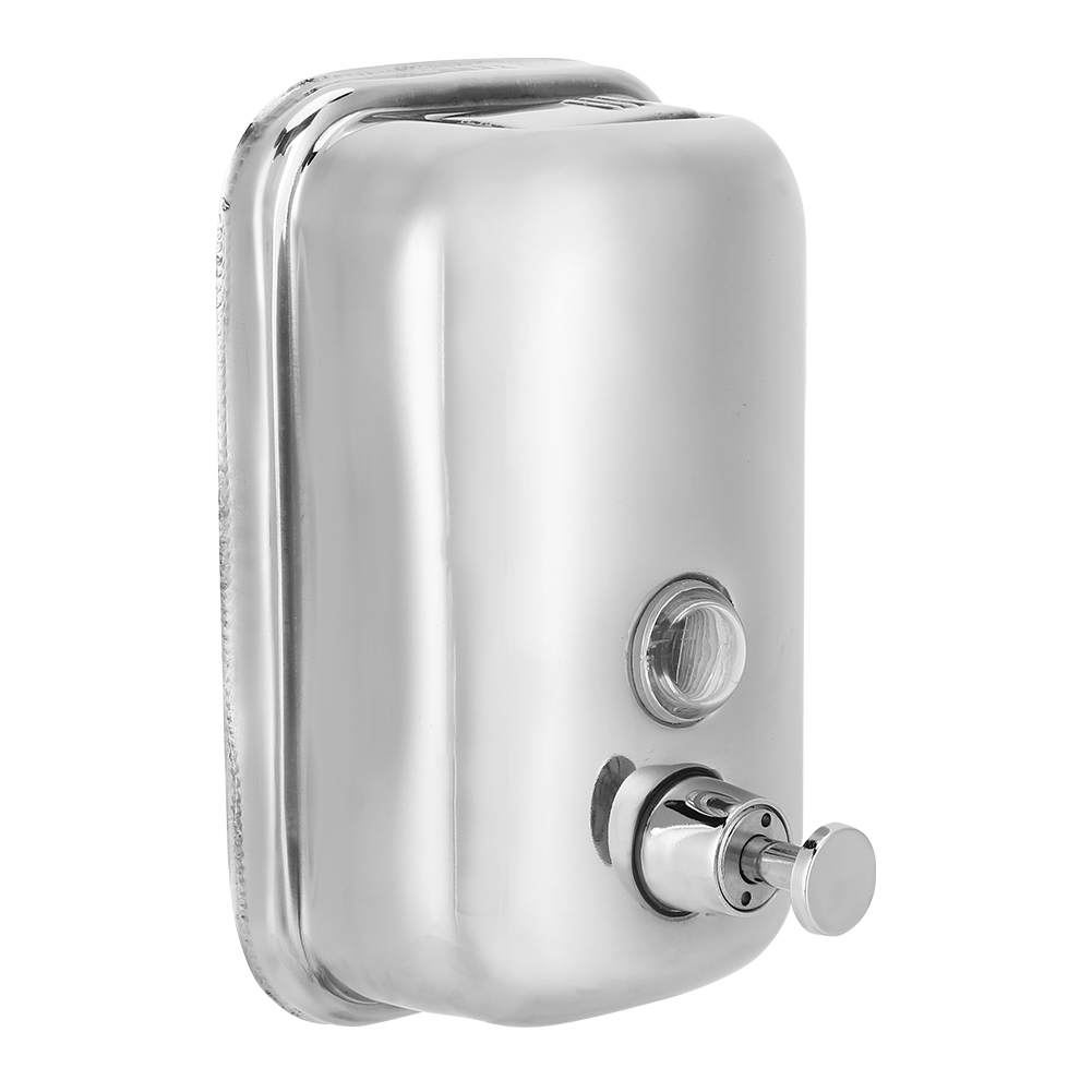 500ml Stainless Steel Wall Mou - Home Bathroom Wall Soap Dispenser ulasan dan harga
