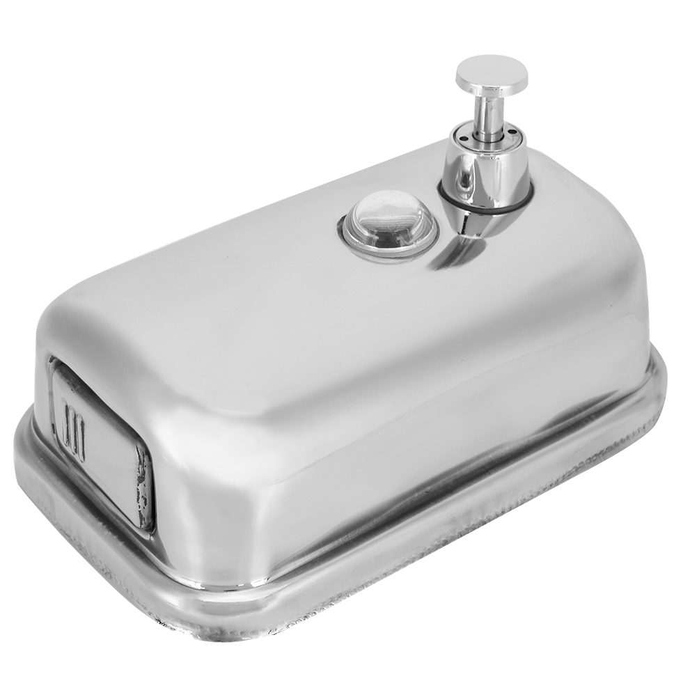 500ml Stainless Steel Wall Mou - Home Bathroom Wall Soap Dispenser ulasan dan harga