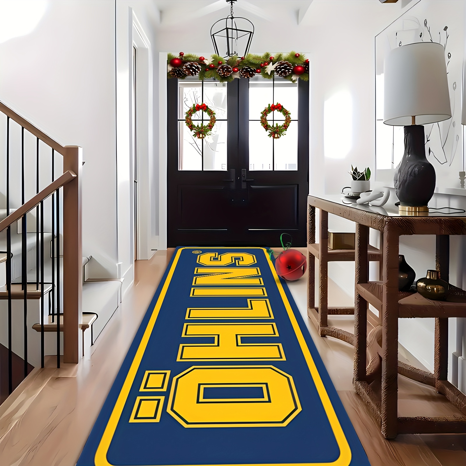 VIKAMA Blue Racing Theme Produ - Home Bathroom Rugs ulasan dan harga