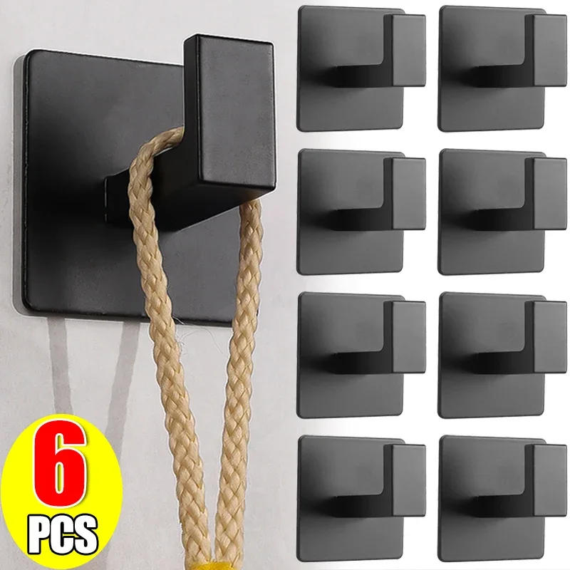 1/6Pcs Strong Self-Adhesive Wa - Robe Hook Adhesive ulasan dan harga