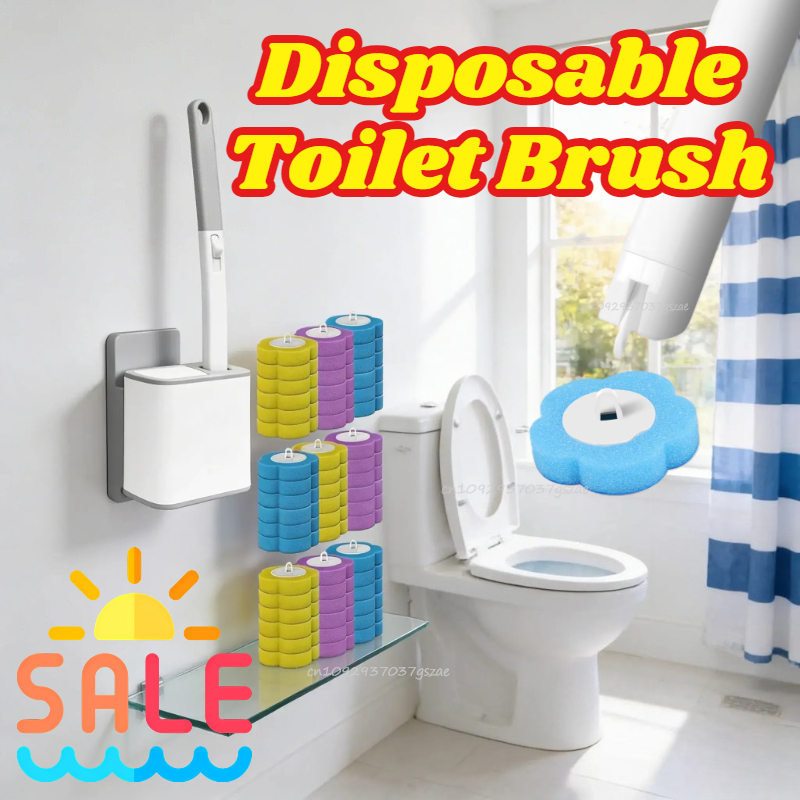 Disposable Toilet Brush Replac - Home Bathroom Cleaning Kit ulasan dan harga