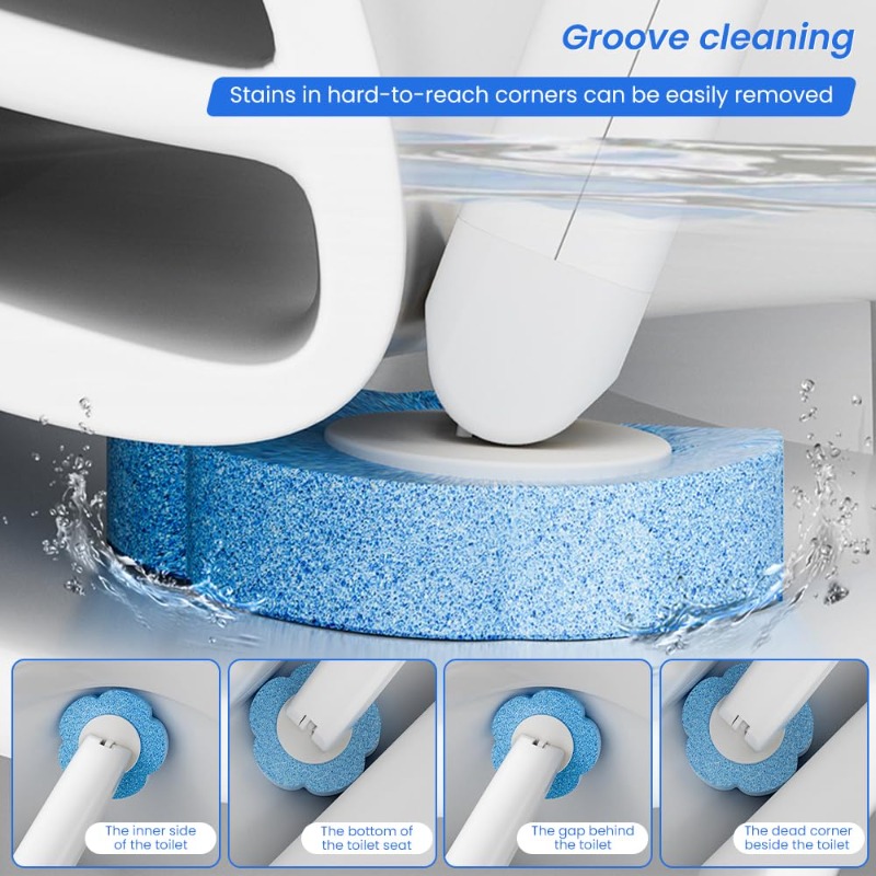 Disposable Toilet Brush Replac - Home Bathroom Cleaning Kit ulasan dan harga