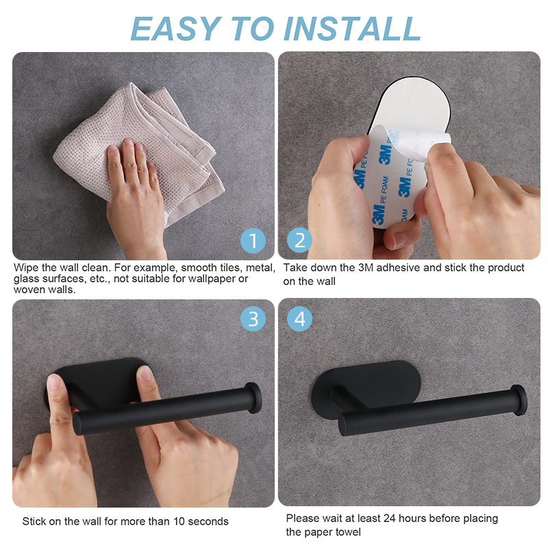 Adhesive Toilet Paper Holder S - Robe Hook Adhesive ulasan dan harga
