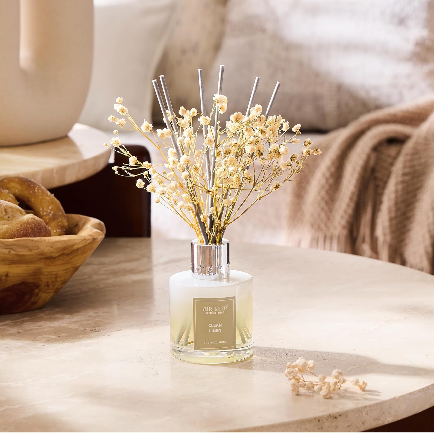 Reed Diffuser Set, 3.38 fl oz  - Home Bathroom Products ulasan dan harga