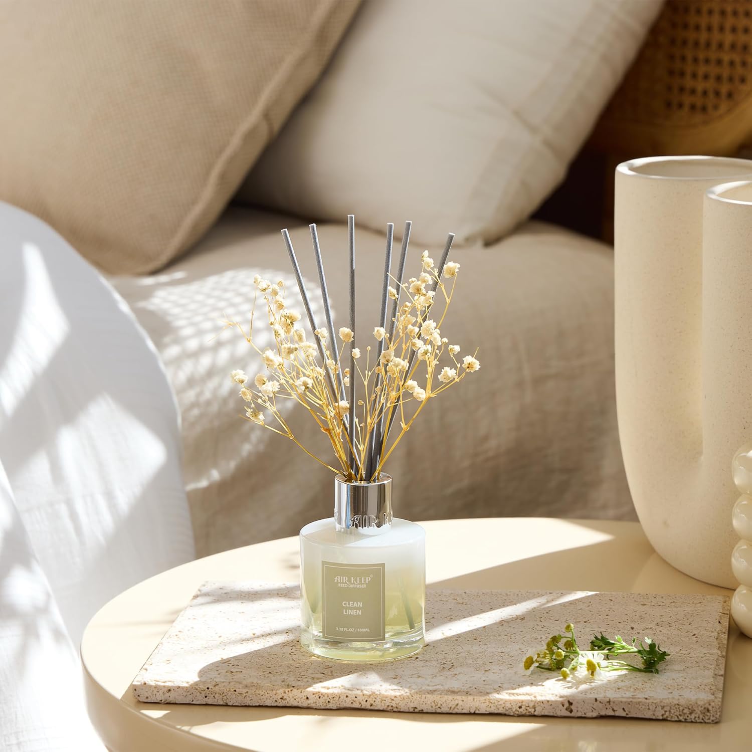 Reed Diffuser Set, 3.38 fl oz  - Home Bathroom Products ulasan dan harga