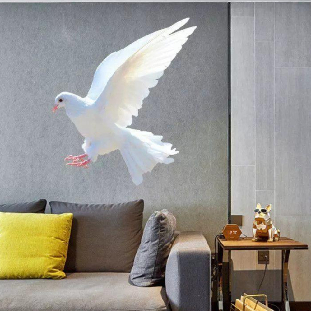 Peace Dove Wall Stickers for L - Home Center Bathroom Accessories ulasan dan harga