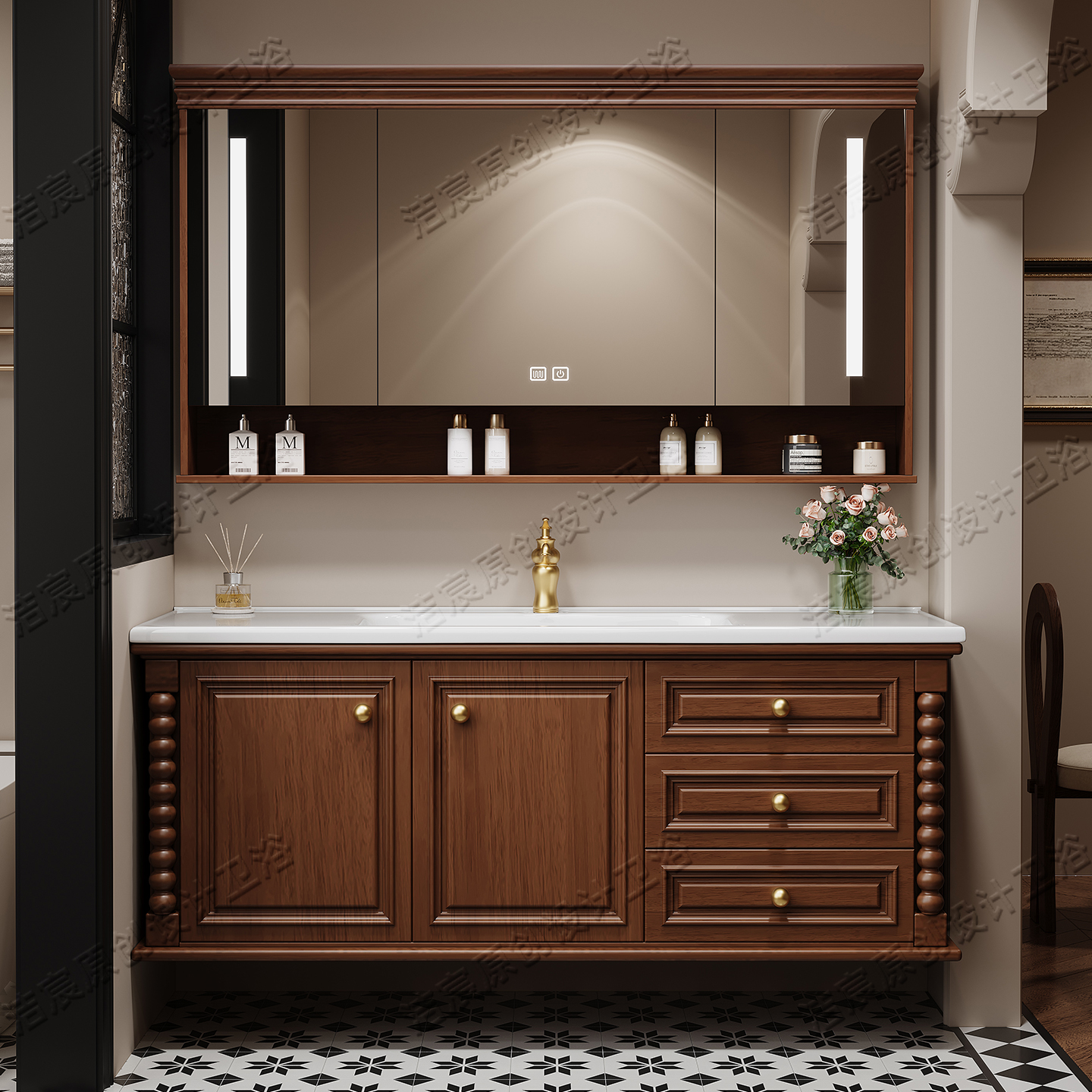 Storage Drawers Cupboard Toile - Home Bathroom Partition Wall ulasan dan harga