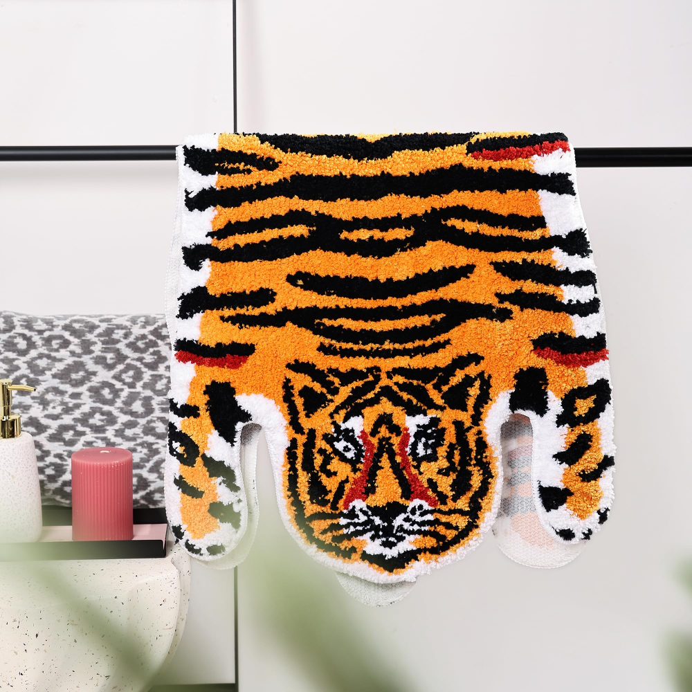 VIKAMA Cartoon Tiger Bathroom  - Home Bathroom Tub ulasan dan harga