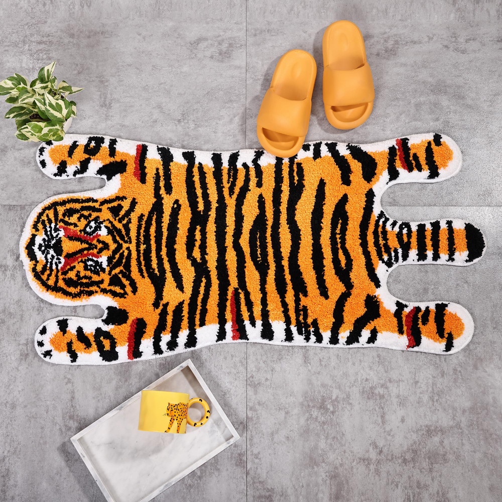 VIKAMA Cartoon Tiger Bathroom  - Home Bathroom Tub ulasan dan harga