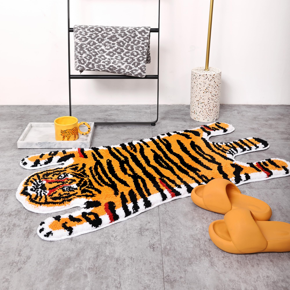 VIKAMA Cartoon Tiger Bathroom  - Home Bathroom Tub ulasan dan harga