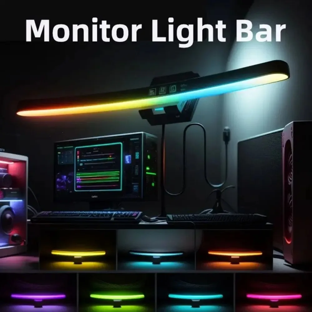 Curved Monitor Light Bar 3 Col - Home Bathroom Products ulasan dan harga