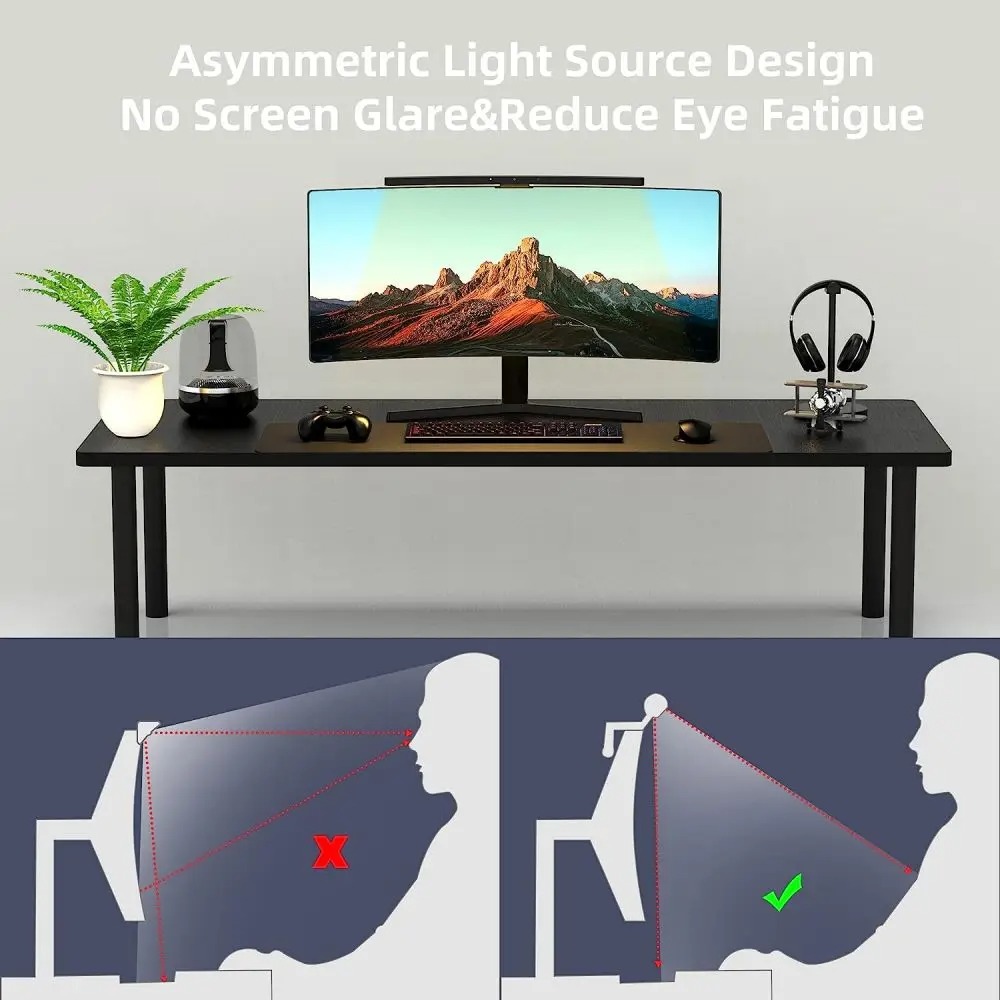 Curved Monitor Light Bar 3 Col - Home Bathroom Products ulasan dan harga
